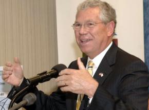 Rhode Island Gov. Donald Carcieri is leading the attack on public workers