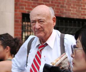 Former New York Mayor Ed Koch in 2007