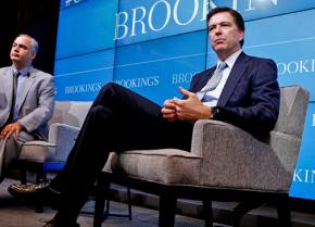 FBI Director James Comey (right)