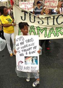 Marching for justice for Ramarley Graham in New York City